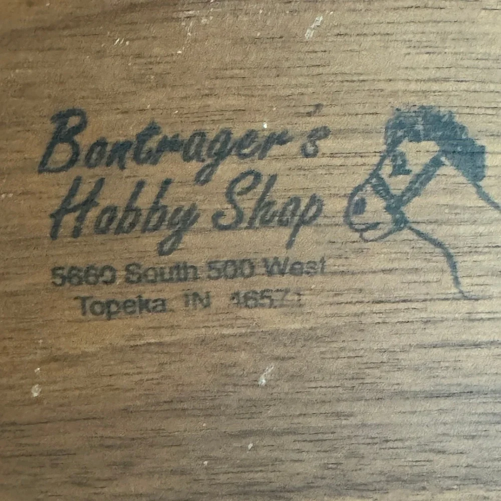 Amish Made Wooden Recipe Box Wood Burned Rose Flower Pine Farmhouse Cottagecore